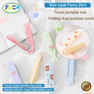 Sisir Lipat 2 in 1 Wanita Sisir Rambut Travelling Sisir Lipat Praktis Murah Terdapat 2 Sisir Lipat Kombinasi Dua Model Sisir Travel Portable Sisir Lipat Fancy