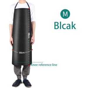 Apron Celemek Waterproof Apron Barista Celemek Kulit Anti Air Untuk Chef Pelayan Cafe Waiter