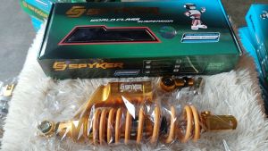 SPYKER REAR SHOCK (SPR-25)GAS TYPE FOR CLICK 125/CLICK150/SPORTY/MIO I 125/MIO SOUL I 125