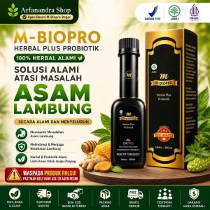 Herbal M Biopro Membantu Memelihara Kesehatan Pencernaan Asam Lambung Maag Kronis Gerd Susah BAB Nyeri Tukak Lambung mbiopro