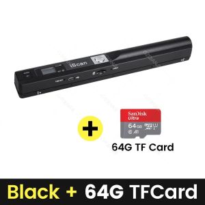 Document Scanner Portable A4 iScan Mobile USB 900DPI HD iScan Book File Photo Scanner Support JPEG&CPF Format TF Card