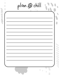 Notepad (Plan & Chill) - Daily Planning To-Do List Writing Notepad