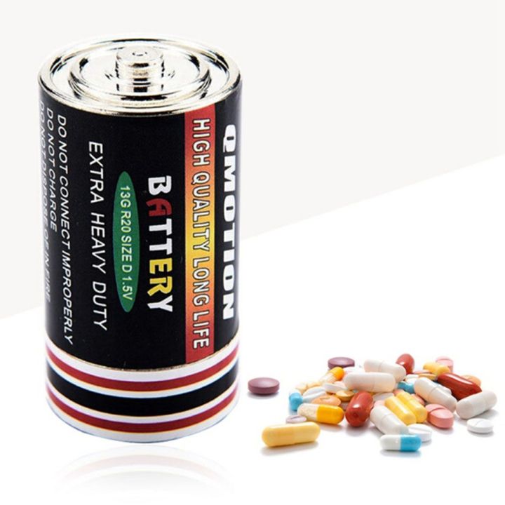 JIANZ Best Products Safe Diversion Pill Money Coins Battery Shaped Box