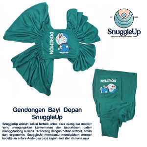 Kiddie.Haven - Gendongan Bayi Depan M Shape Motif DORAEMON Baby wrap 3in1 Geos Praktis