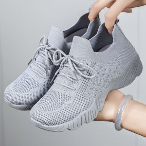 [Free Shipping] WomenS Shoes 2026 Spring Collection New Casual Shoes Solid Color Design Thick-Soled Height-Increasing Shoes For Women