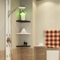 3PCS Floating Corner Shelf Wall-Mounted Storage Rack Furniture Office Deco Wall Bookshelves Home. 