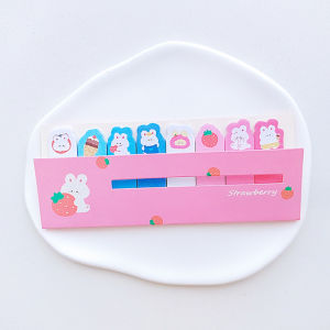 Indo - Notes Kertas Tempel Cute / Memo Sticky Motif Karakter / Penanda Buku Stationery Memo Pad