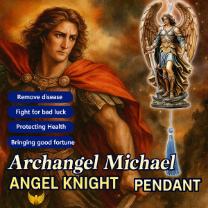 Angel Knight Guardian Pendant Bring Good Luck Acrylic Hanging Ornament Fashion Car Pendants