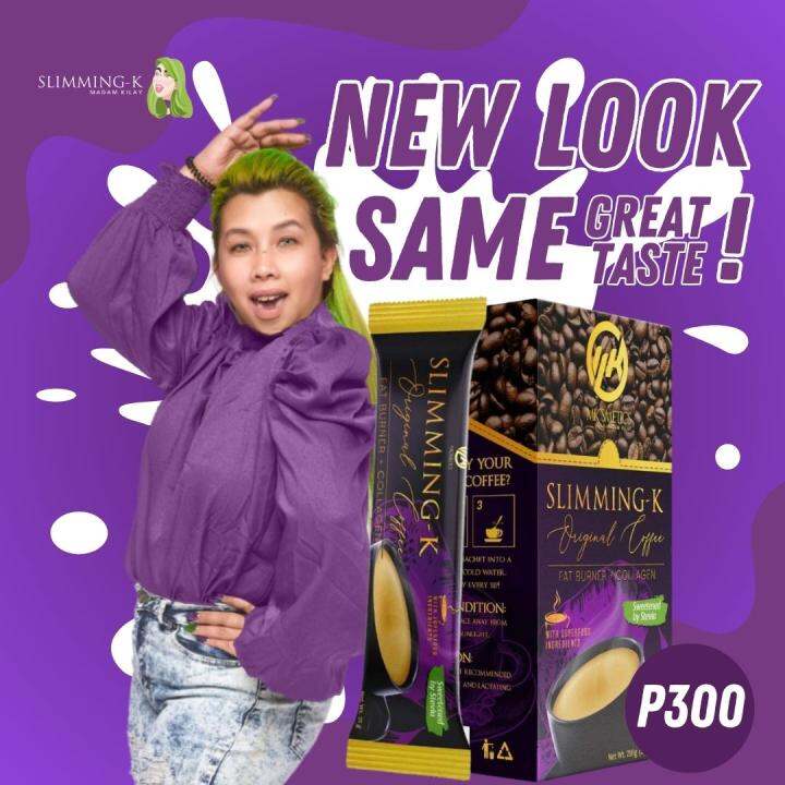 Authentic Madam Kilay Mk Slimming K Coffee Or Jumbo Fat Burner Plus Collagen By Mksmetics 1710