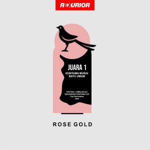 Plakat / trophy edisi burung murai eksklusif I Rexurior