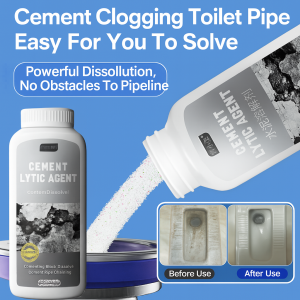 Powerful Pipe Unclogging Agent for Floor Drain Kitchen Sink Hair Grease Blockage Removal