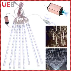 LED Meteor Shower Rain Lights 8-Pack 30CM Waterproof Fairy String Lights for Home and Event Lighting