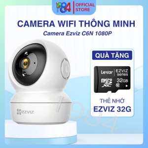 Camera wifi Ezviz C6N 1080P xoay 360 độ theo dõi chuyển động đàm thoại 2 chiều - Hàng chính hãng bảo hành 2 năm