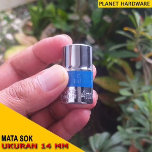 Mata sok 14 MM Untuk Gagang Handle 1/2" / Bayar Di Tempat / Planet Hardware