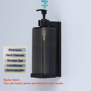 Hotel Perforation-Free Soap Dispenser Public Toilet Toilet Wall-Mounted Shampoo Body Wash Hand Sanitizer