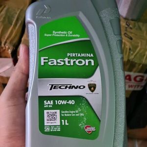 OLI MOBIL PELUMAS FASTRON TECHNO SAE 10W 40 API SN KEMASAN 1 LITER