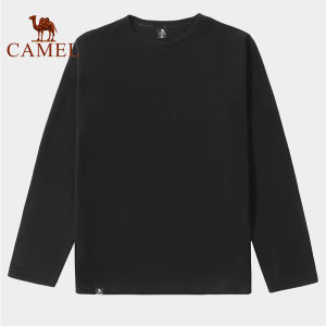 Camel sports mens long-sleeved shirt couple thin fleece tops