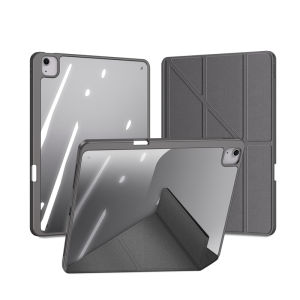 DUX DUCIS for iPad Air 13 2025 Air 13 2024 Case with Pencil Holder Detachable Back Cover of Clear Hard Shell Auto Sleep/Wake Multiple Stand Angles and Buffer Design Drop Protection Cover
