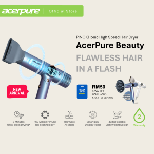 AcerPure Beauty HD3 PINOKI Ionic High Speed Hair Dryer - Aurora Blue