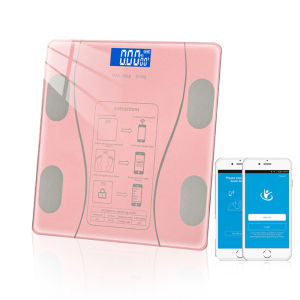 MELEDE  Digital Weighing Scale Human Body Fat Scale Analysis Electronic Smart USB Rechargeable Bathroom Health Monitor ﻿