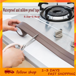 3.2mx3.8cm Home kitchen bathroom bathtub corner PVC material waterproof and mildew proof tape