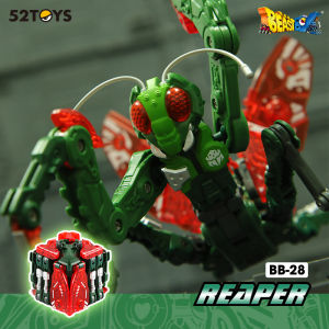 52TOYS BEASTBOX BB-28 REAPER Mecha Deformation Action Figure Portable Model