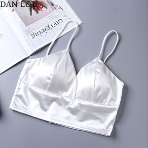 Áo Bra Satin Bản To Phi Bóng 2 Dây Cài Sau DAN L&U 264