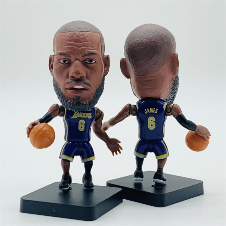 NBA basketball dolls Los Angeles Lakers Player 6 Lebron James Action