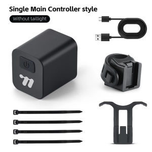 WEST BIKING DIY Replaceable Bicycle Taillights Colorful Light Bar LED Waterproof MTB Bike Rear Light Warning Cycling Taillight