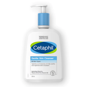 Cetaphil Gentle Skin Cleanser 500ml Facial Wash dengan Propylene Glycol Sabun Pembersih Muka Untuk Segala Jenis Kulit