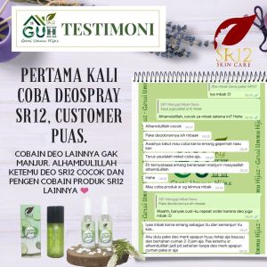 Z SR12 DEODORANT SPRAY PEMUTIH KETIAK PENGHILANG BAU BADAN - GERAI UMMU HIJAZ GUH