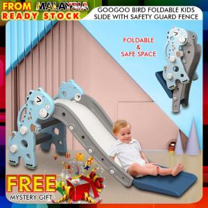 GooGoo Bird Mini Dragon Children Slide Indoor Home DIY With High Safety Guard Fence Kids Slide Play Set For Kids Papan Gelongsor