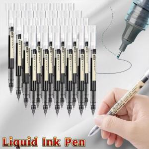 BIN LU 0.5mm Gel Pen - Fast Drying Liquid Ink Ballpen for Office Supplies Ideal for Professional Writing & School Assignments School Supplies Giveaways