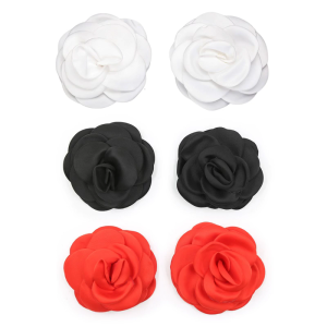 Women 3D Rose Flower Pasties Lingerie Nipple Cover Sticky Bra Parties Chest Sticker Pad Lingerie Intimates Accessories