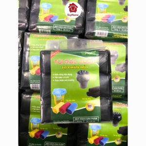 COMBO 27 CUỘN 9 BỊCH TÚI ĐỰNG RÁC ĐEN SIZE 55X65CM - Túi rác tự huỷ sinh học Loại Mỏng Dai