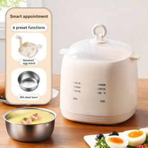 ✅[Ready Stock] Egg Boiler Household Small Hard Boiled Egg Maker Automatic Power off 7 Modes Breakfast Cooker 3 Pin Plug