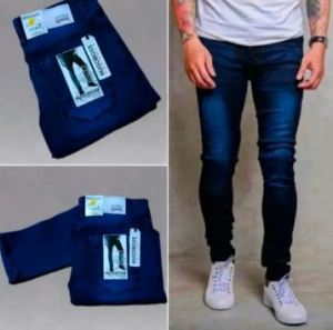 Ayang Mau Celana Panjang Jeans Pria Dewasa Bahan Ngaret Model Pensil Slimfit