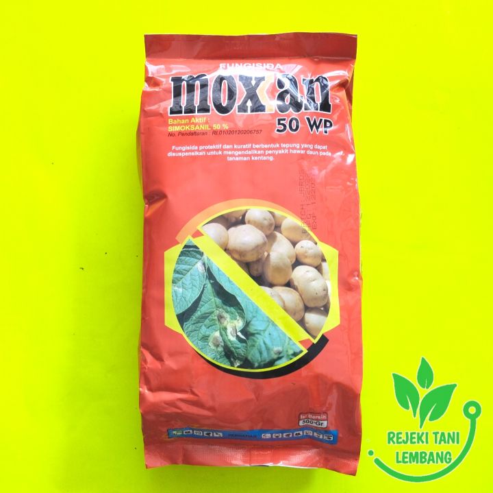 FUNGISIDA MOXAN 50 WP ISI 500 GR PENGENDALI PENYAKIT ANTRAKNOSA DAN HAWAR DAUN