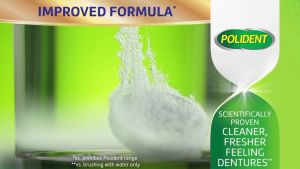 POLIDENT 3 MINUTE DENTURE CLEANSER 6 TABLETS