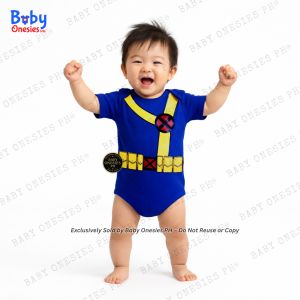 Cyclops Baby Costume Onesie 0–12 Months | Superhero Cotton Bodysuit