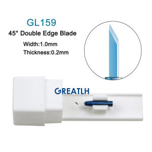 GREATLH Sapphire transparent corneal Blade Double/Single blade ophthalmic tool