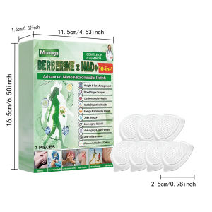 new 10 in 1 Nano Microneedle Firming Sticker Berberine NAD+ Skin Firming & Body Shaping Patch for Women & Men Long Lasting Care hot