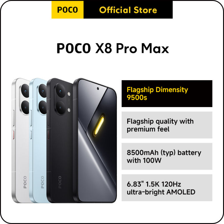 New POCO X8 Pro Max Smartphone | 12GB+256GB/12GB+512GB, Flagship