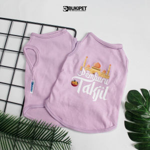 Baju Kucing Anjing Lucu Murah Cowok Cewek - Bukipet Tank Takjil