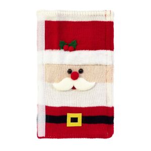 RUANGE Snowman Refrigerator Door Handle Covers Anti-slip Christmas Door Knob Protector Easy To Clean Cute Microwave Oven Handle Covers Xmas Decoration