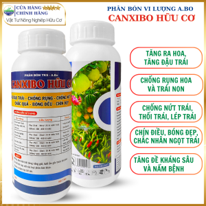 CANXIBO HỮU CƠ Tăng Đậu Trái Chống Rụng Hoa Và Trái Non Chống Nứt Trái - Chai 500ml