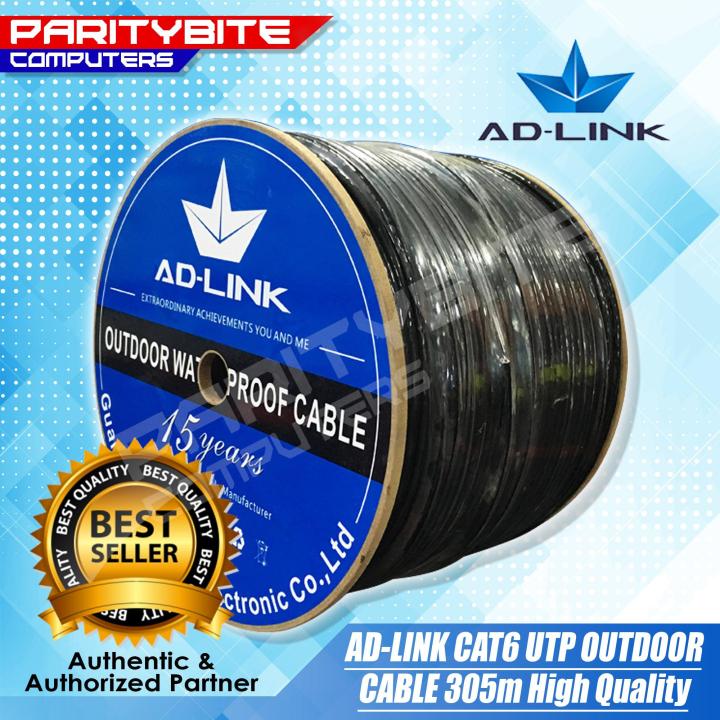 Adlink CAT6 Outdoor UTP Cable 305M High Quality Lazada PH