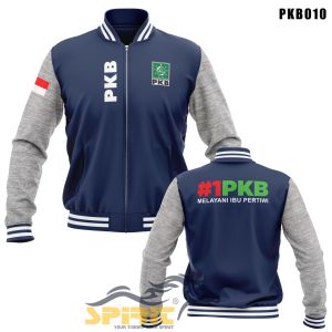 Jaket Varsity PKB Jaket Baseball PKB Melayani Ibu Pertiwi Cotton Fleece Premium All Size