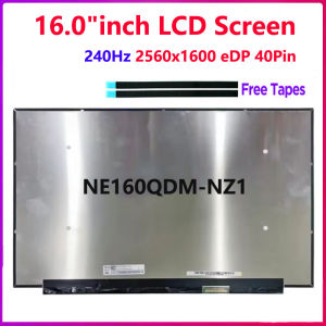 16.0"inch Laptop LCD Screen NE160QDM-NZ1 V8.0 Display Matrix 2560x1600 240Hz IPS 40 Pins Replacement Display Panel