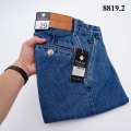 [Freeship]Quần jeans nam RockStar trung niên túi chéo cạp cao 2 ly ống thụng chất đẹp mềm mịn không phai màu- màu xanh đậm tặng khẩu trang 15k-ThoitrangDuyPhatJeans vnxk01. 